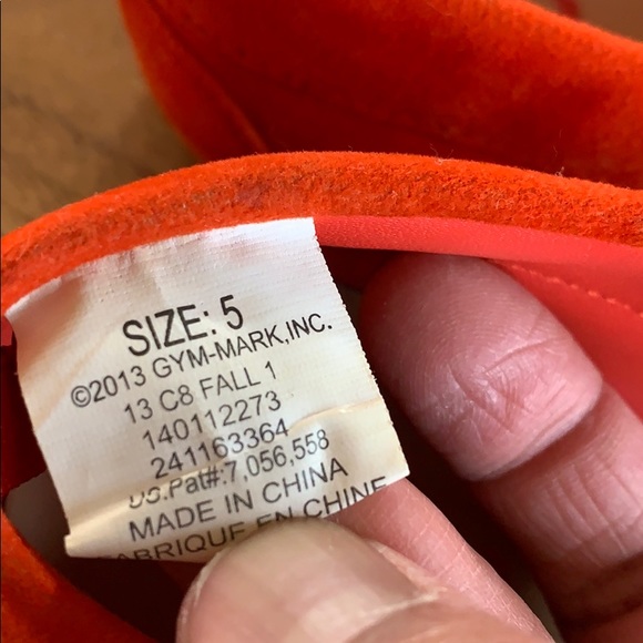 Orange Crazy 8 Flats size 5 - Picture 8 of 8